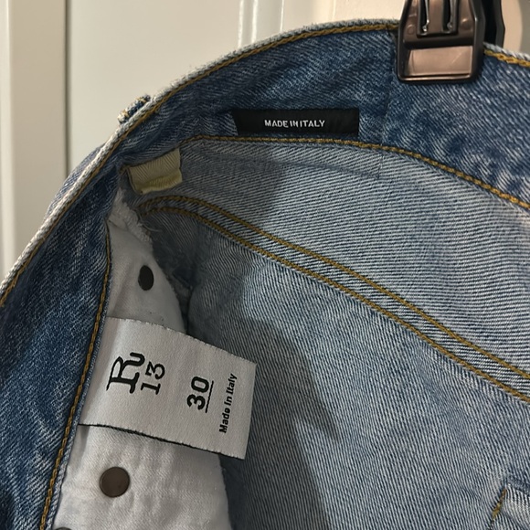 R13 denim shorts - Picture 3 of 3